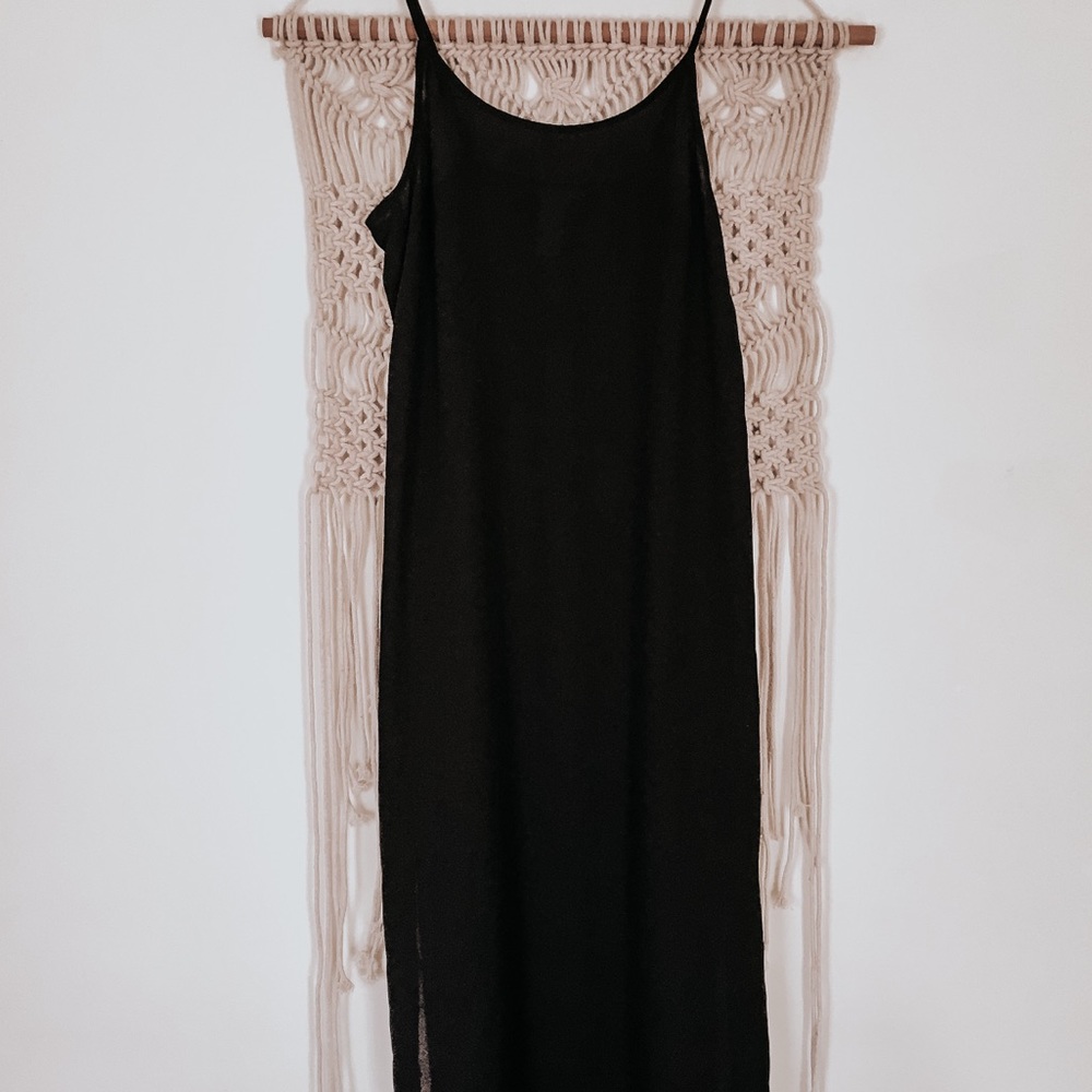 H&M Mid Slip Dress with Side Slit